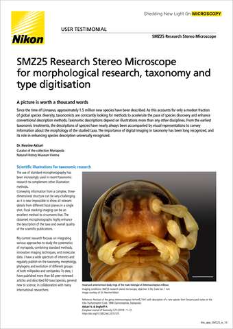 2307E SMZ25StereoM MorphResearch Taxon Type Digitiz b043d2b295ef57929ca14a8b6cb20560