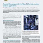 Robotic Microscopy with the Nikon Ti2 for High-Content Analysis Applications