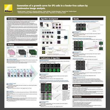 Generation of a Growth Curve for iPS Cells in a Feeder Free Culture by Non Invasive Image Analysis b043d2b295ef57929ca14a8b6cb20560 1