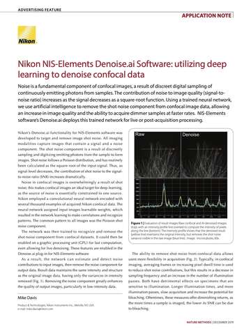 Nikon NIS Elements Denoise ai Software b043d2b295ef57929ca14a8b6cb20560