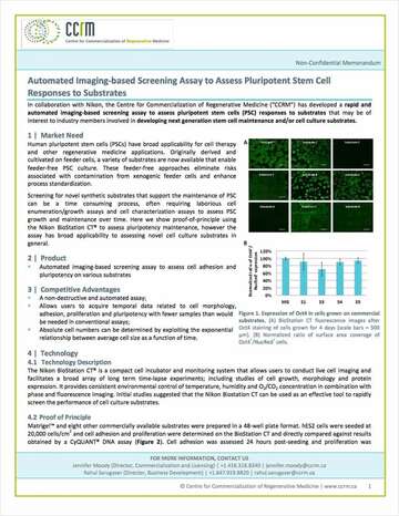 Screening Assay for PSC Responses to Substrates b043d2b295ef57929ca14a8b6cb20560 1
