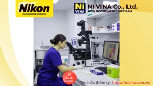 tạo ảnh Kính Hiển Vi Sinh Học 1600x NIKON trong phòng xét nghiệm bệnh viện,