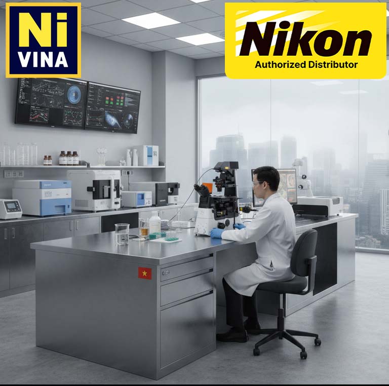 Kính hiển Vi 3 Mắt Nikon được sử dụng nhiều trong các phòng lab
