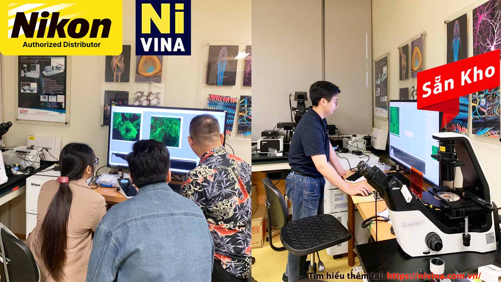 Training đào tạo kính hiển vi sinh học hệ thống Confocal
